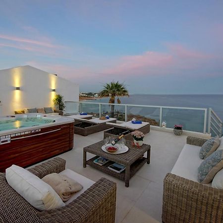 Casa Latino - Oceanfront - Luxury & Charming Villa- Jacuzzi At Rooftop By Dreamvillasalbufeira Exteriör bild
