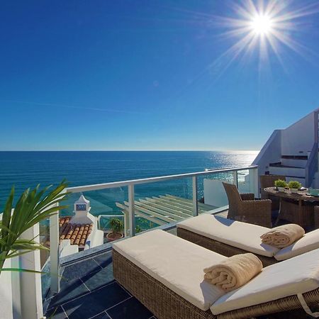 Casa Latino - Oceanfront - Luxury & Charming Villa- Jacuzzi At Rooftop By Dreamvillasalbufeira Exteriör bild