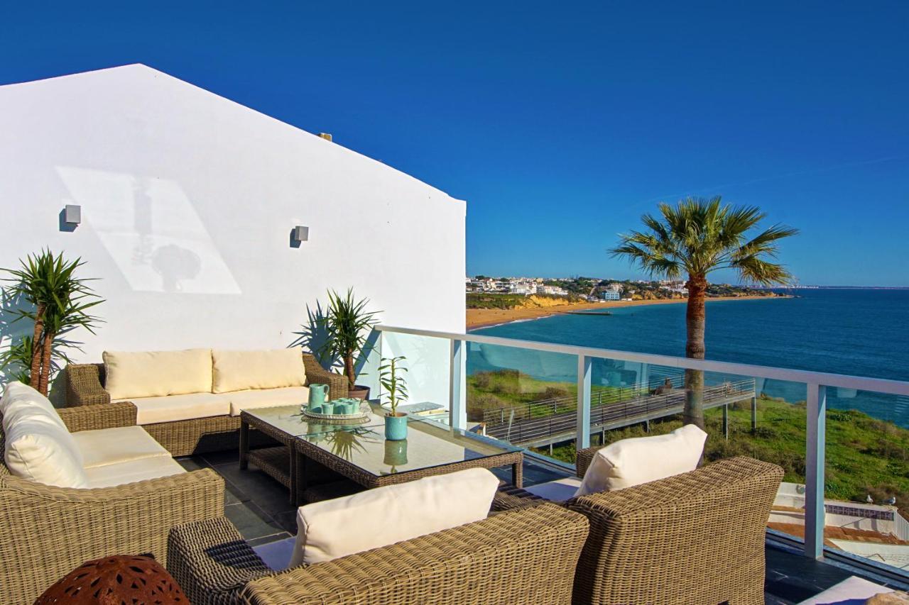 Casa Latino - Oceanfront - Luxury & Charming Villa- Jacuzzi At Rooftop By Dreamvillasalbufeira Exteriör bild