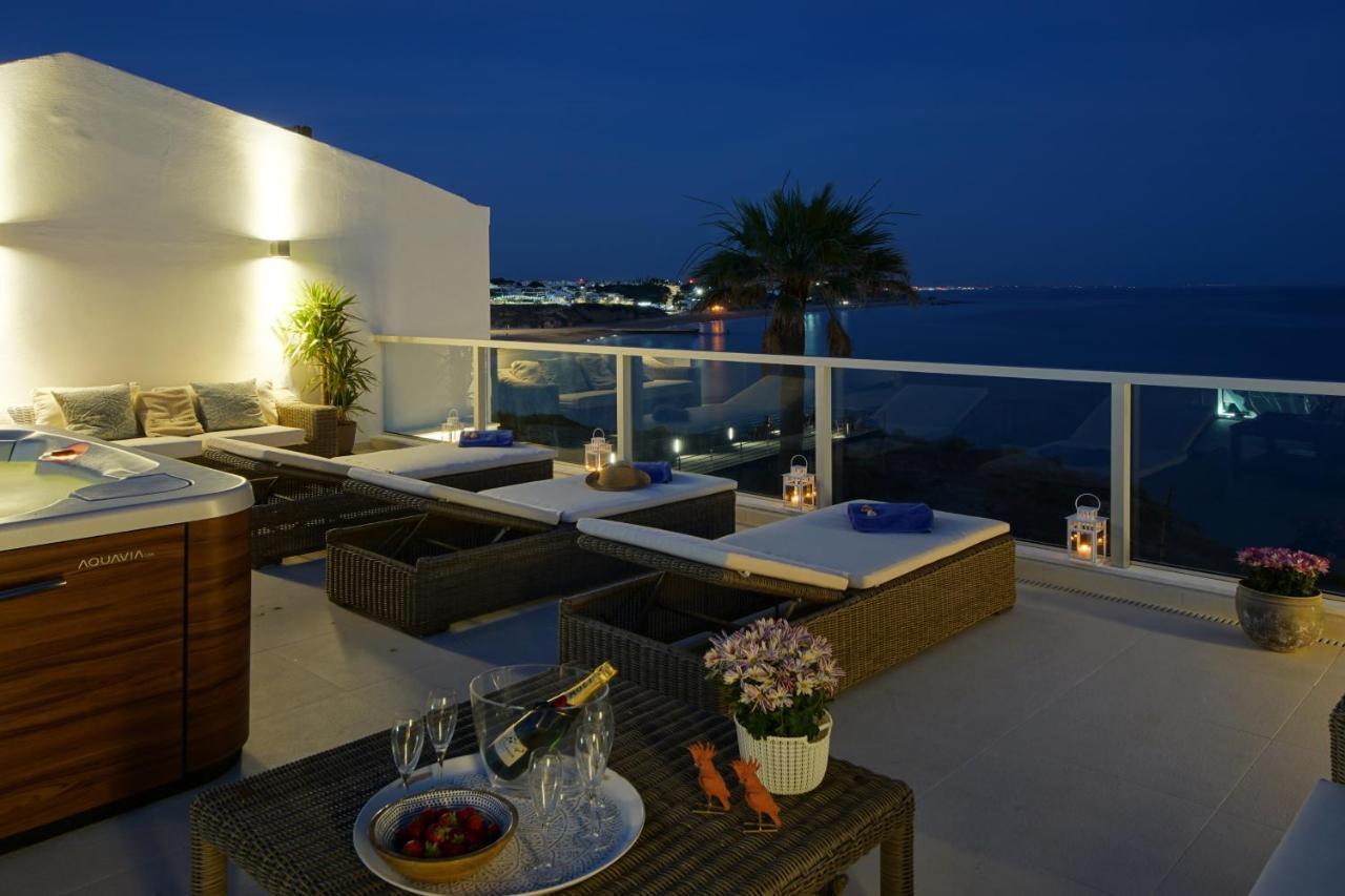 Casa Latino - Oceanfront - Luxury & Charming Villa- Jacuzzi At Rooftop By Dreamvillasalbufeira Exteriör bild