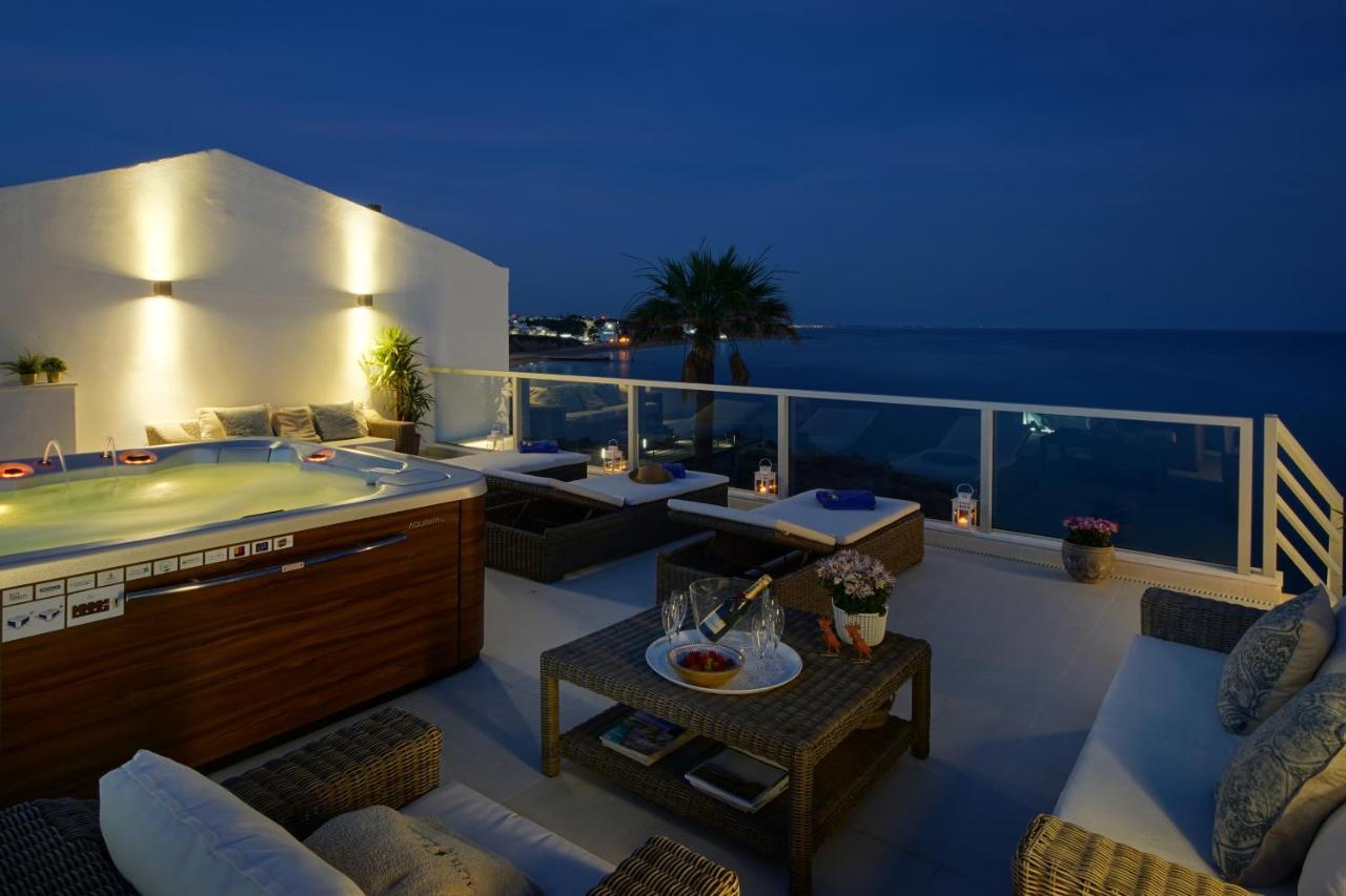 Casa Latino - Oceanfront - Luxury & Charming Villa- Jacuzzi At Rooftop By Dreamvillasalbufeira Exteriör bild