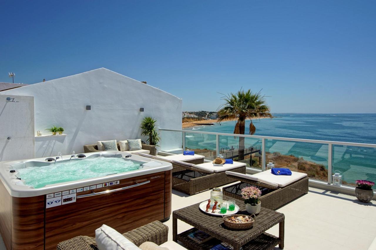 Casa Latino - Oceanfront - Luxury & Charming Villa- Jacuzzi At Rooftop By Dreamvillasalbufeira Exteriör bild